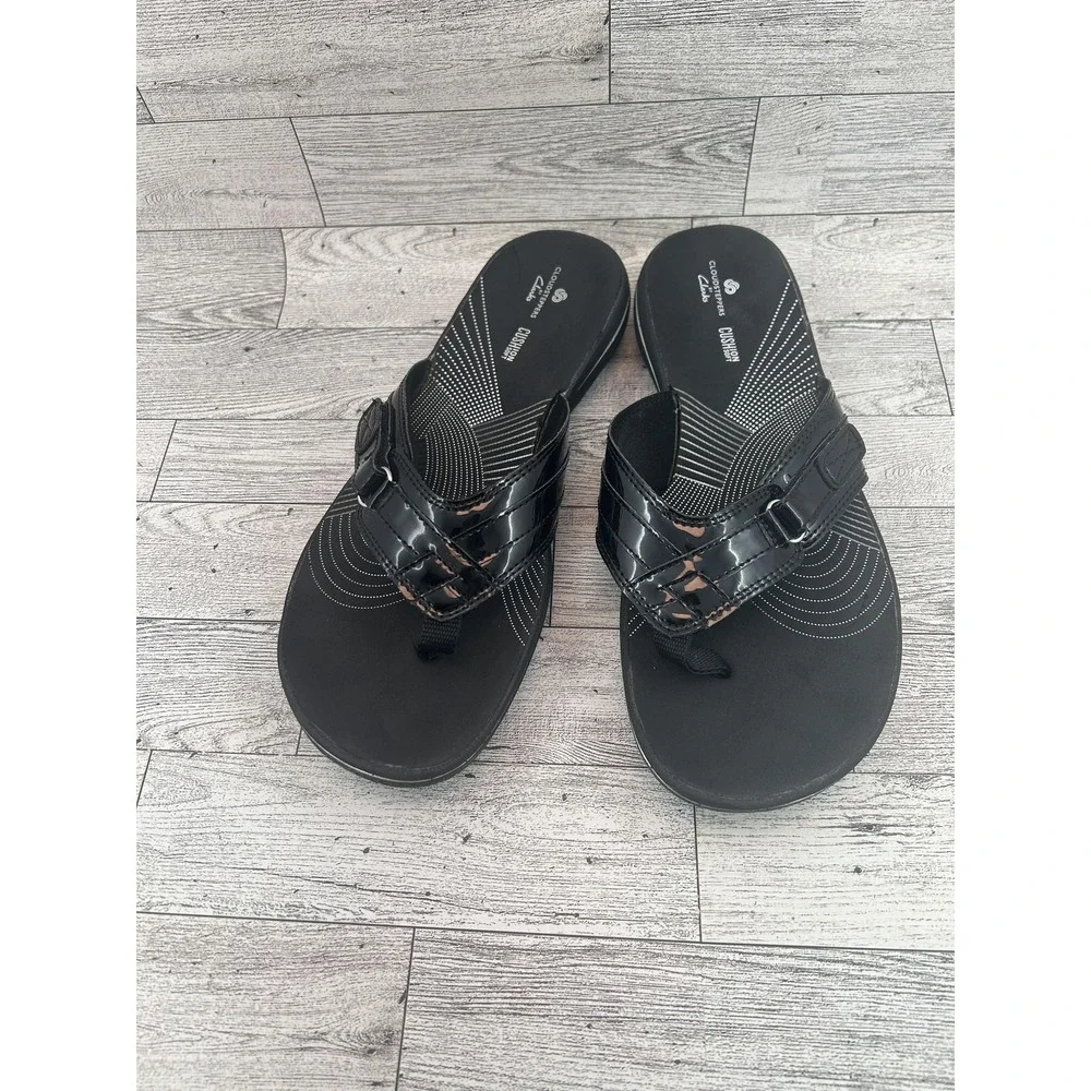 Clarks Cloudsteppers Arla Gracie Sandals Womens Size 8 Comfort‎ Flip Flop Shoes